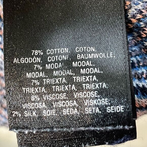 Moth Multicolor Cabine Kaleidoscope Long Sleeve Sweater Size M - Picture 5 of 8